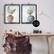 Stupell Industries Palms in Rattan Planters 2 pc Framed Floater Canvas Wall Art Set Design by Kim Allen